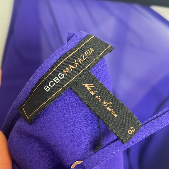 100% Silk BCBG Asymmetrical Y2K Dress (size 2) - Picture 7 of 8